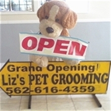 The Liz's Pet Grooming shop front in Compton